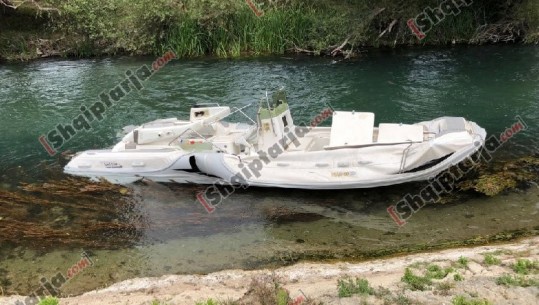 Kapet një gomone në grykëderdhjen e lumit Bistricë, dyshohet se do përdorej për trafik (VIDEO-FOTO)