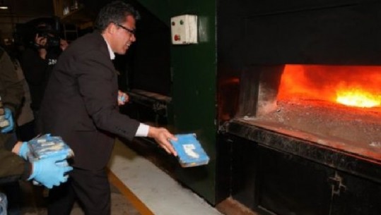 Argjentina djeg 389 kg kokainë ruse në crematorium
