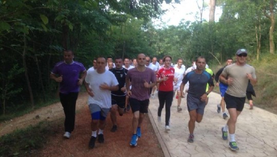 Maratona e Tiranës, Forcat e Armatosura nisin stërvitjen tek kodrat e liqenit