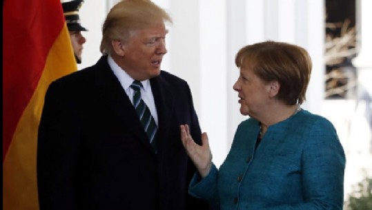Ndryshimi i kufijve në Ballkan, Angela Merkel bisedë telefonike me Donald Trump-in
