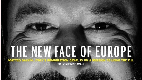 'Matteo Salvini, fytyra e re e Europës', Time i kushton artikull ministrit të Brendshëm italian