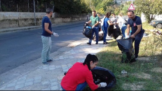 Mobilie, goma e hekurishte/ Aksion pastrimi në Tiranë, vullnetarët i bashkohen ndërmarrjeve të bashkisë