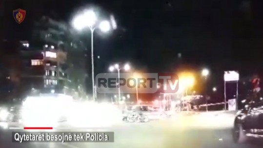 VIDEO/ Përplas motorin dhe largohet, kamerat e makinës tjetër tradhtojnë shoferin në Tiranë