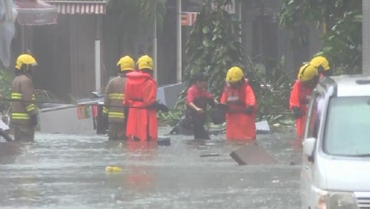 Tajfuni “Mangkhut” mbërrin në Kinë, evakuuohen rreth 3 milion njerëz