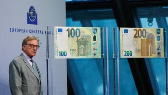 Banka Qendrore Evropiane prezanton bankënotat e reja 100 dhe 200 euroshe