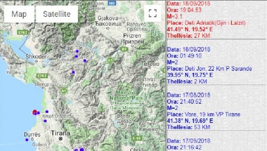 Tërmeti s'i ndahet Gjirit të Lalzit, regjistrohen sërish lëkundje mbrëmjen e sotme 