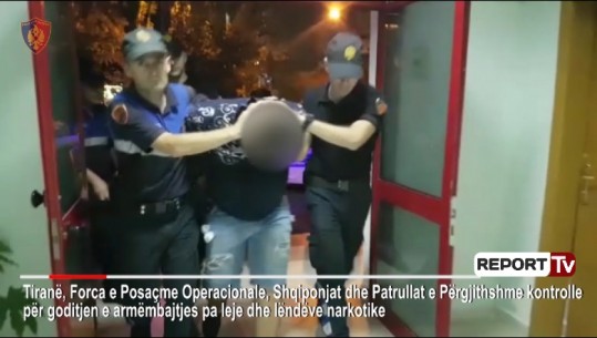 150 gr kokainë dhe pistoletë në makinë, arrestohen dy persona në Tiranë (VIDEO+EMRAT)