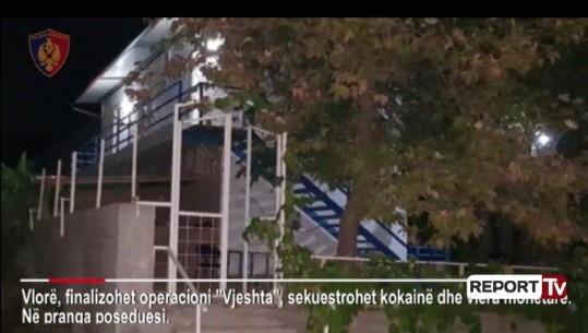 VIDEO-Ktheu shtëpinë në laborator, 48-vjeçari me 10 mijë euro kokainë arrestohet në Vlorë (Emri)