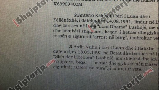 Ekskluzive/ Vëllai i ish-oficerit Emiljano Nuhu i dënuar për trafik klandestinësh dhe i hetuar për vjedhje (Dokumenti)