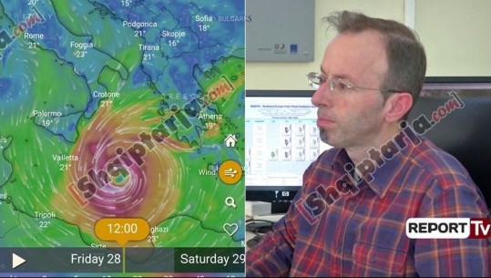 Stuhia në Mesdhe, meteorologu Marku për Report Tv: Cikloni filloi, ja çfarë pritet që të ndodhë në Shqipëri