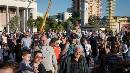 Shfaqje muzikore dhe akrobaci në sheshin 'Skënderbej', Veliaj: E ardhmja e Tiranës është plot gëzim