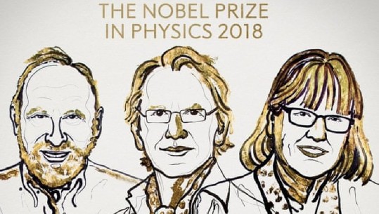 Nobeli në Fizikë 2018, çmimin e fitojnë 3 shkencëtarë, mes tyre një grua 