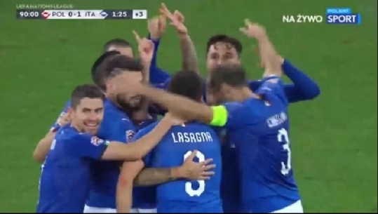 Pesë ndeshje pa fitore, Italia thyen mallkimin, mund Poloninë në shtesë (GOLI)