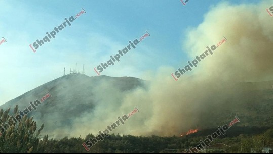 Zjarr masiv në Malin e Taraboshit, rrezikohen banesat, kërkohet ndihma e ushtrisë (FOTO+VIDEO)