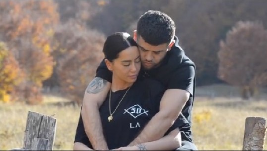 Noizy përqafim të ëmbël me Dafina Zeqirin, çfarë po ndodh mes tyre (Video)