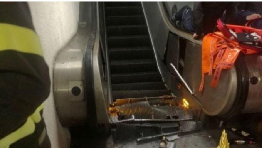 Itali, prishen shkallët në metron e Romës, 20 tifozë rusë të plagosur (VIDEO)