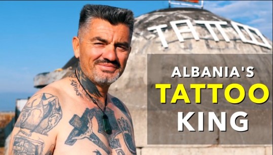 'Mbreti shqiptar i tatuazheve' brenda një bunkeri në veri të Shqipërisë, blogeri izraelit Nuseir Yassin i prezanton botës Petër-in