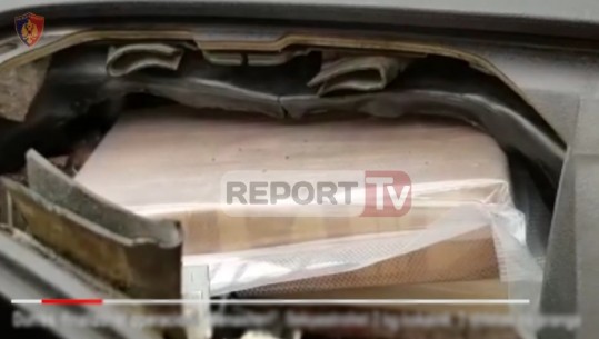 Durrës/ Dy kg kokainë në kroskotin e makinës, në pranga dy të rinj (Video e arrestimit)