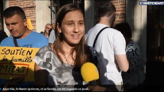 Franca e dëboi drejt Shqipërisë, qytetarët protestë për familjen Mitaj: Do të shohim sërish Amarildën