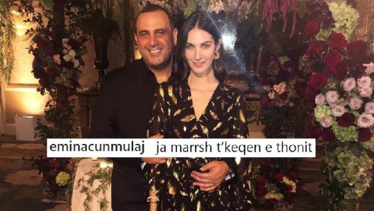 'Çifut', Emina Cunmulaj i kthen përgjigjen alla shqiptarçe komentuesit që i ofendoi burrin