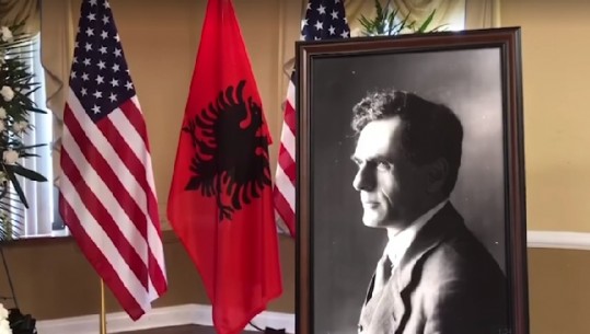 Eshtrat e Mid’had Frashërit nisen drejt atdheut, përcjellje madhështore nga shqiptarët e Amerikës (VIDEO)