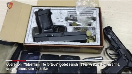 ‘Ndëshkimi i të fortëve’, u kap me municione dhe drogë, arrestohet 24-vjeçari në Fier (VIDEO)