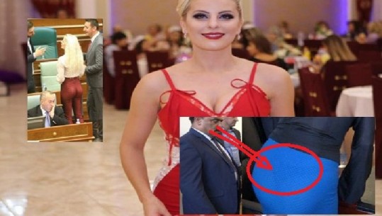 Me të brendshmet zbuluar, deputetja shqiptare shastis kolegët në komisionin parlamentar (Foto)