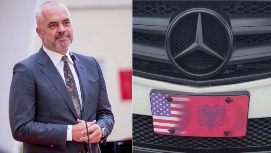 'Benzi, flamuri shqiptar dhe ai amerikan', Rama poston foton e ditës