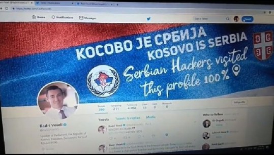 Hakerët serbë ia thyejnë llogarinë e 