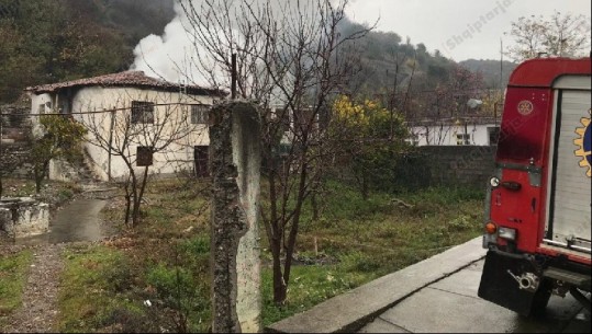 Shkodër, banesa përfshihet nga flakët, shkak dyshohet shpërthimi i një bombole gazi