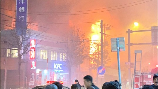 Shpërthim në një restorant në veri të Japonisë, plagosen 40 persona (VIDEO)