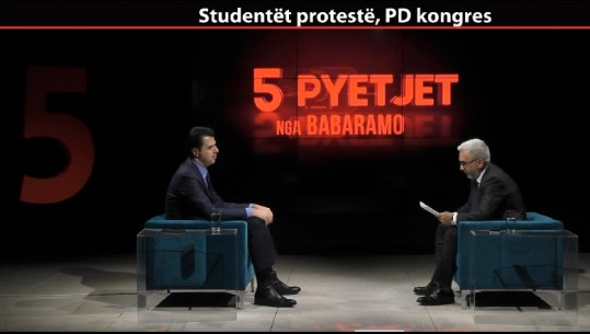 Bojkoti i opozitës/ Basha te '5 pyetjet nga Babaramo': Jemi gati të djegim mandatet