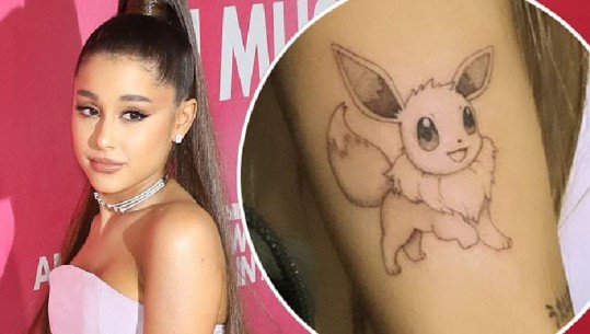 Ariana Grande zbulon tatuazhin e ri: E bëra pasi luajta 15 orë Pokemon