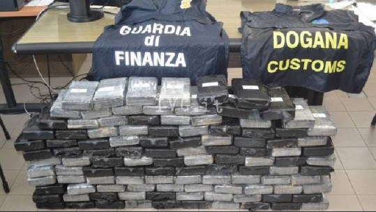  Vlera 23 milionë euro në treg, sekuestrohet 115 kg kokaine në portin e Gioia Tauro, në Itali