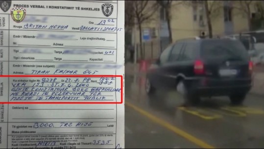 Lëviznin në korsitë e urbanëve dhe biçikletave, policia ndëshkon drejtuesit e automjeteve (VIDEO)