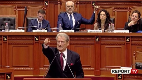 VIDEO/ 'Luhatja' e Berishës në Kuvend: Ja ku është Ilir Meta...s'është këtu se është president (salla 'shpërthen' në të qeshura)