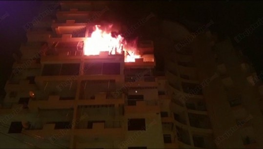 Durrës/ Një banesë në katin e shtatë të një pallati përfshihet nga flakët, 15 persona dërgohen në spital (VIDEO-FOTO)