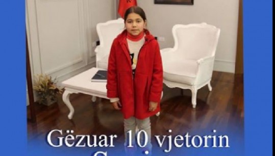 Ministri Lleshaj me urime të përzemërta për vajzën e policit të rënë në detyrë: Je bija e një heroi, të urojmë jetë të begatë