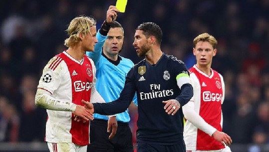 Veprimi i Ramos në fundin e ndeshjes, kapiteni i Realit rrezikon dy ndeshje pezullim në “Champions League”