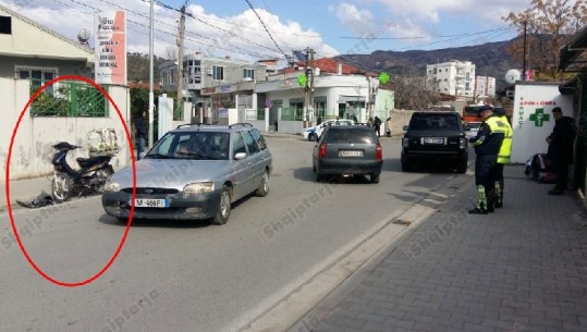 Aksident në Elbasan/ Fuoristrada përplas motoçikletën, një i plagosur rëndë (FOTO)