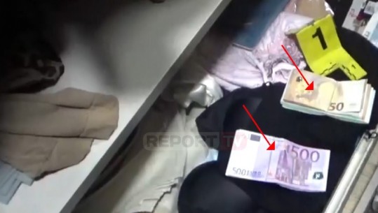 VIDEO/ Ja momenti kur policia zbulon eurot dhe karikatorin me fishekë në shtëpinë e gjyqtarit Damini