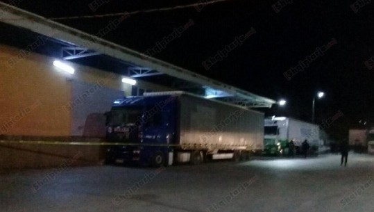 Kapshticë, 4 të arrestuar për mbi 1 ton kanabis fshehur mes krundeve në kamion