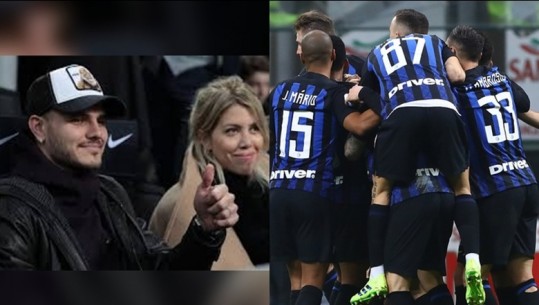 Icardi dhe Wanda në tribunë, Interi 'vulos' fitoren me Sampdorian në 5 minuta