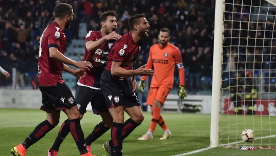 Interi pëson humbje në Sardenjë, Champions në rrezik 