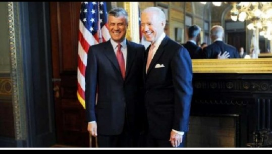 Joe Biden letër Thaçit...(shënim me shkrim dore): Ruajeni besimin, gjërat do të përmirësohen!