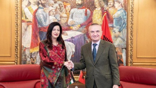 Ambasadorja e re e Shtetit të Palestinës i paraqet Letrat Kredenciale Presidentit Meta