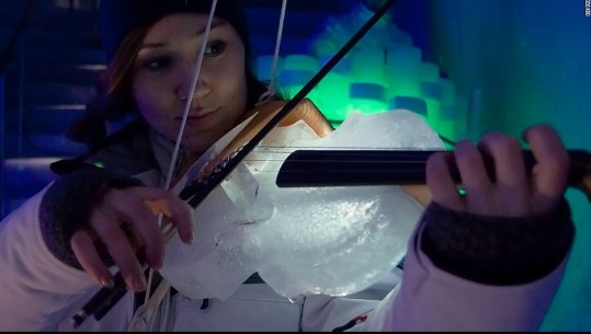 Instrumente prej akulli në 'Ice Music Festival' (VIDEO)