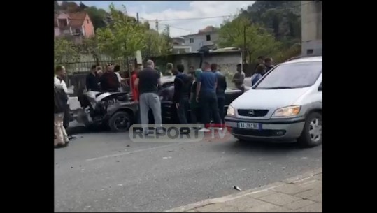 Aksident në Shkodër/ Makina del nga rruga, plagoset rëndë një person (VIDEO+EMRI)