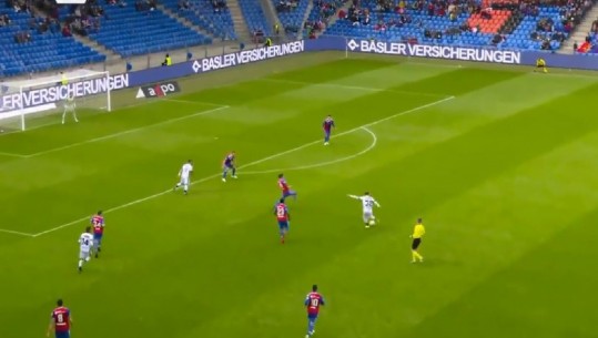 'Të q.... robt'/ Super gol, të shara, e karton të verdhë, Sadiku i papërmbajtshëm ndaj Baselit të Xhakës (VIDEO)