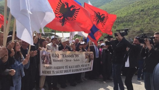Kukës, përkujtohet 20-vjetori i eksodit të kosovarëve, Majko: Ky kufi duhet të jetë i Kosovës dhe Shqipërisë